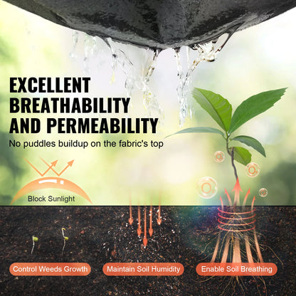 Non Woven Geotextile Landscape Fabric Heavy Duty Weed Barrier Fabric