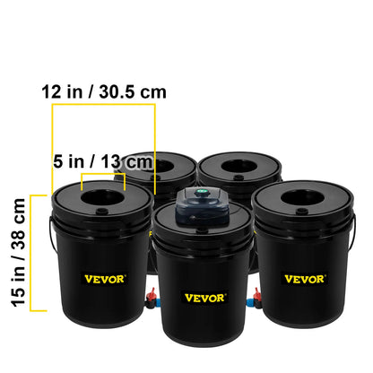 Hydroponics Deep Water Culture DWC  5 Gallon Parts & Accessories
