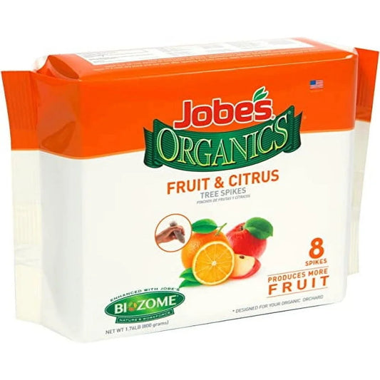 Slow Release Organic Fruit Citrus Plant Fertilizer 8 Spikes