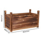 Wooden Raised Bed Indoor Outdoor Display