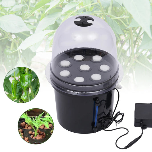 Hydroponic Grower, 8-hole Soilless Grower System