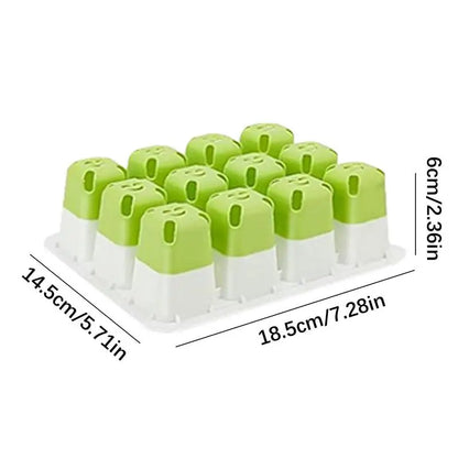 Silicone Reusable Seedling Starter Trays Potted Planting