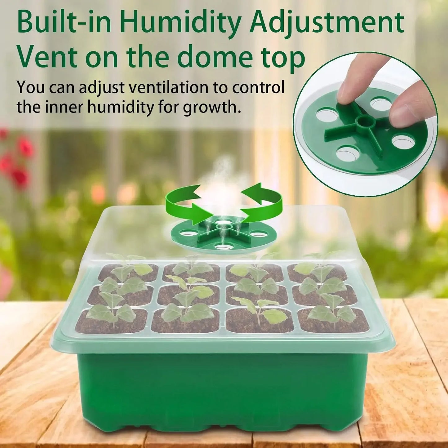 Planting Box Mini Greenhouse Plant Starter Kit