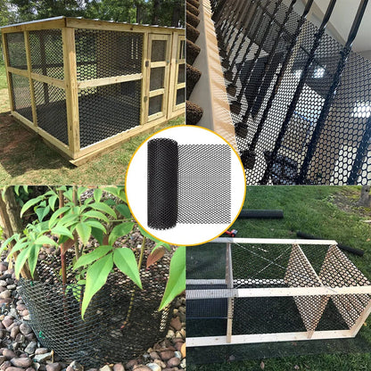 3-1 Rolls Plastic Wire Mesh Fence Chicken Wire
