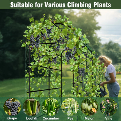 U-Shaped Metal Tall Garden Plant Trellis