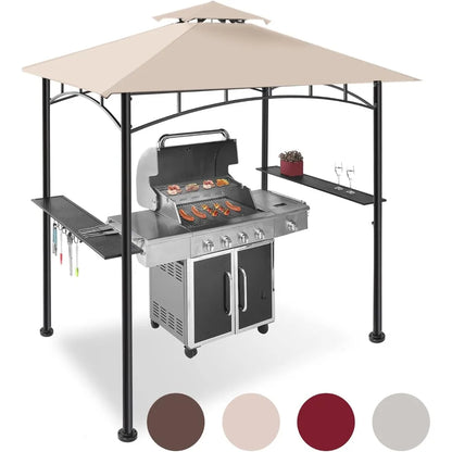 5x8 Grill Gazebo Canopy for Patio, Outdoor BBQ Gazebo
