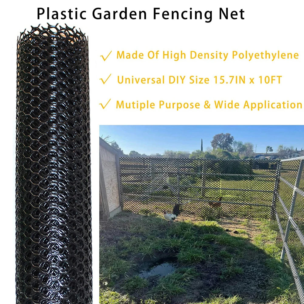 3-1 Rolls Plastic Wire Mesh Fence Chicken Wire