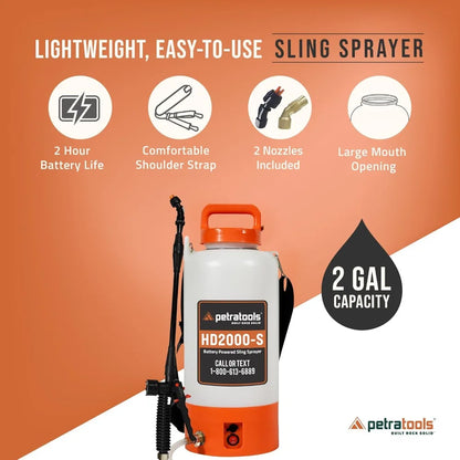 Tools Battery Powered Sprayer 2 Gallon Heavy Duty