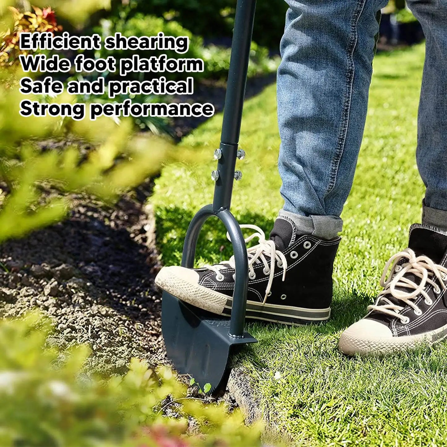 Trimming Shovel for Garden  Manual Half Moon Edger