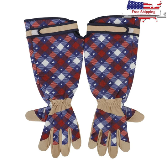 Durable Texas Themed Gardening Gloves Puncture Resistant