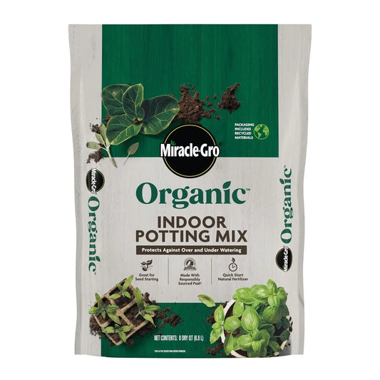 Organic Potting Mix Indoor Plants Soil 8qt