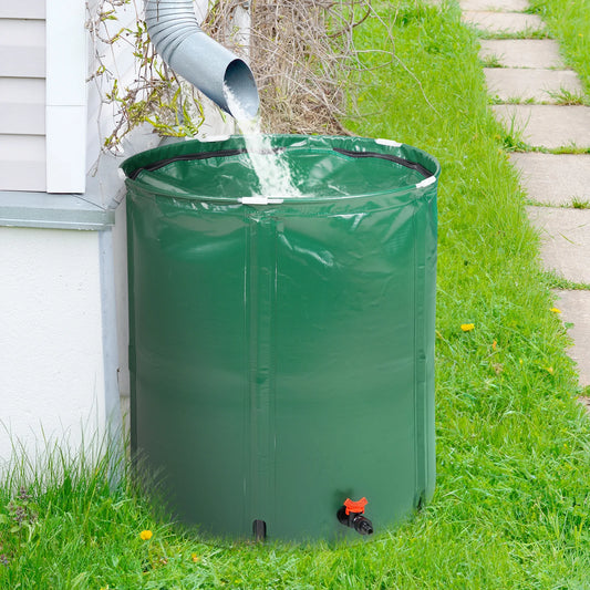 50 Gallon Folding Rain Barrel Water Collector