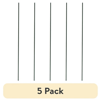 5 Pack 5FT Durable Metal Plant Stakes