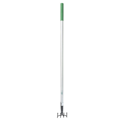 Durable Fiberglass Handle 4-Tine Cultivator with Comfort Grip