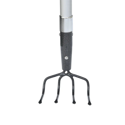 Durable Fiberglass Handle 4-Tine Cultivator with Comfort Grip