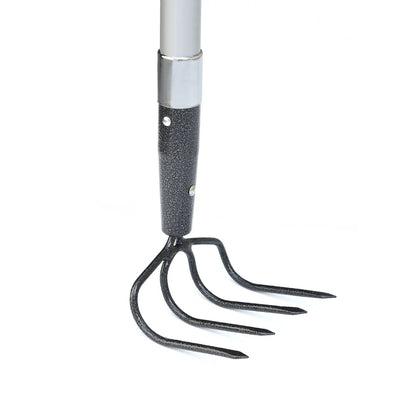 Durable Fiberglass Handle 4-Tine Cultivator with Comfort Grip