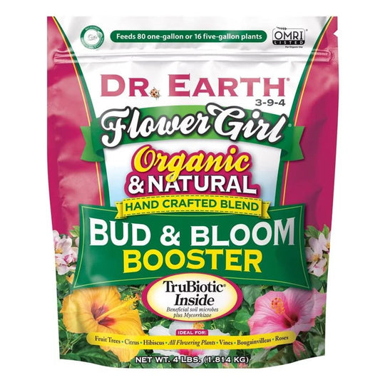 Plant Food 3-9-4 Fertilizer Flowering Plants Roses Hibiscus 4 lb