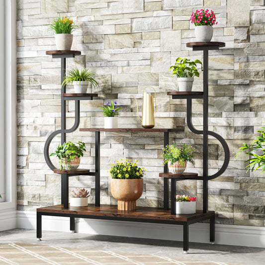 8-Tier Metal Plant Stand, for Multiple Plant