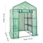 Walk-in Green House Greenhouse with Shelves