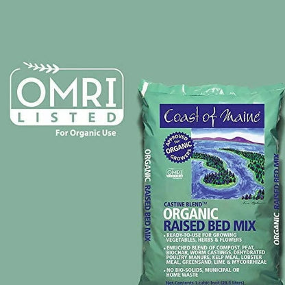 Organic Raised Bed Soil Gardening 1 Cu Ft
