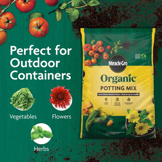 Organic Potting Mix Container Plants Gardening Soil 1 cu Ft