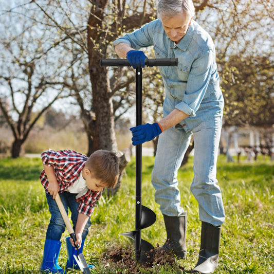 Manual Garden Auger Drill 6 Inch Cold-rolled Steel