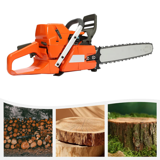 Gasoline Chainsaw 3.9KW Single Cylinder 71.8CC Air-cooled