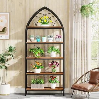 5-Tier Indoor Plant Stand, 74.8-Inch Tall, Plant Shelf
