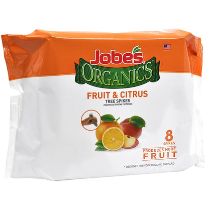 Slow Release Organic Fruit Citrus Plant Fertilizer 8 Spikes