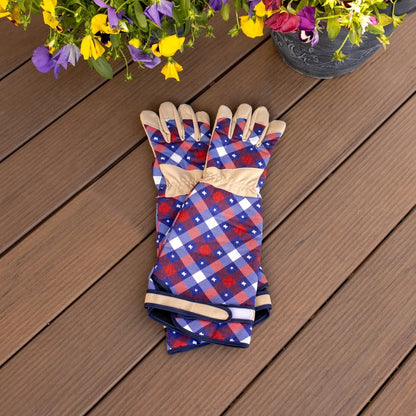 Durable Texas Themed Gardening Gloves Puncture Resistant