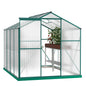 Polycarbonate Greenhouse,6'x 8' Heavy Duty Walk-in Greenhouse