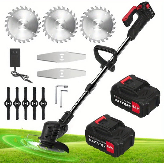 Electric Weed Wacker, 24V 1500MAh Battery Operated