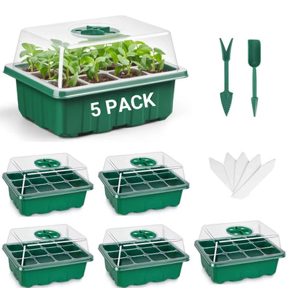 Planting Box Mini Greenhouse Plant Starter Kit