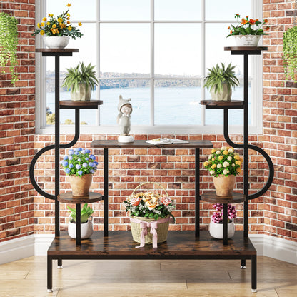 8-Tier Metal Plant Stand, for Multiple Plant