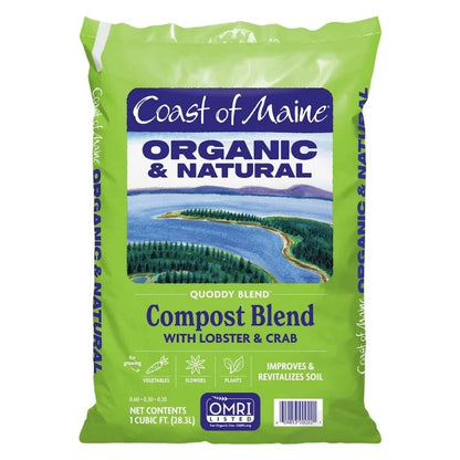 Organic Natural Compost Fertilizer Blend  1 cu ft