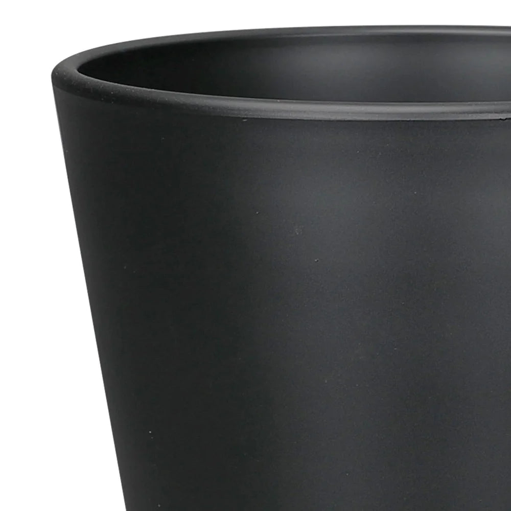 Planter with Attached Saucer Indoor Outdoor 8 Inch