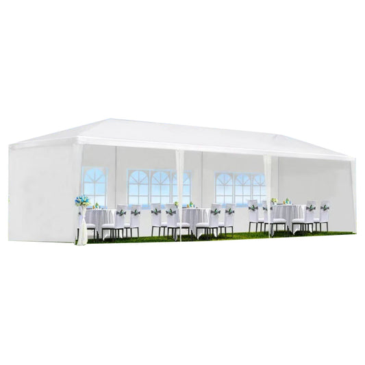 10x30' Wedding Party Canopy Tent with 5 Removable Sidewalls