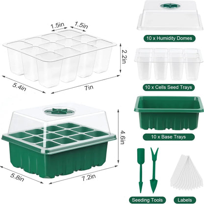 Planting Box Mini Greenhouse Plant Starter Kit