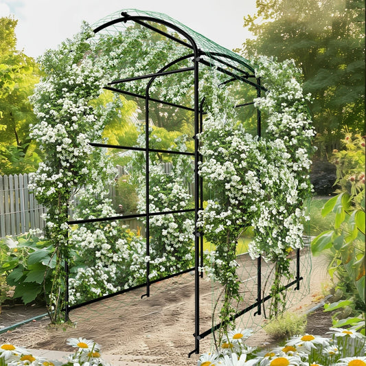 U-Shaped Metal Tall Garden Plant Trellis